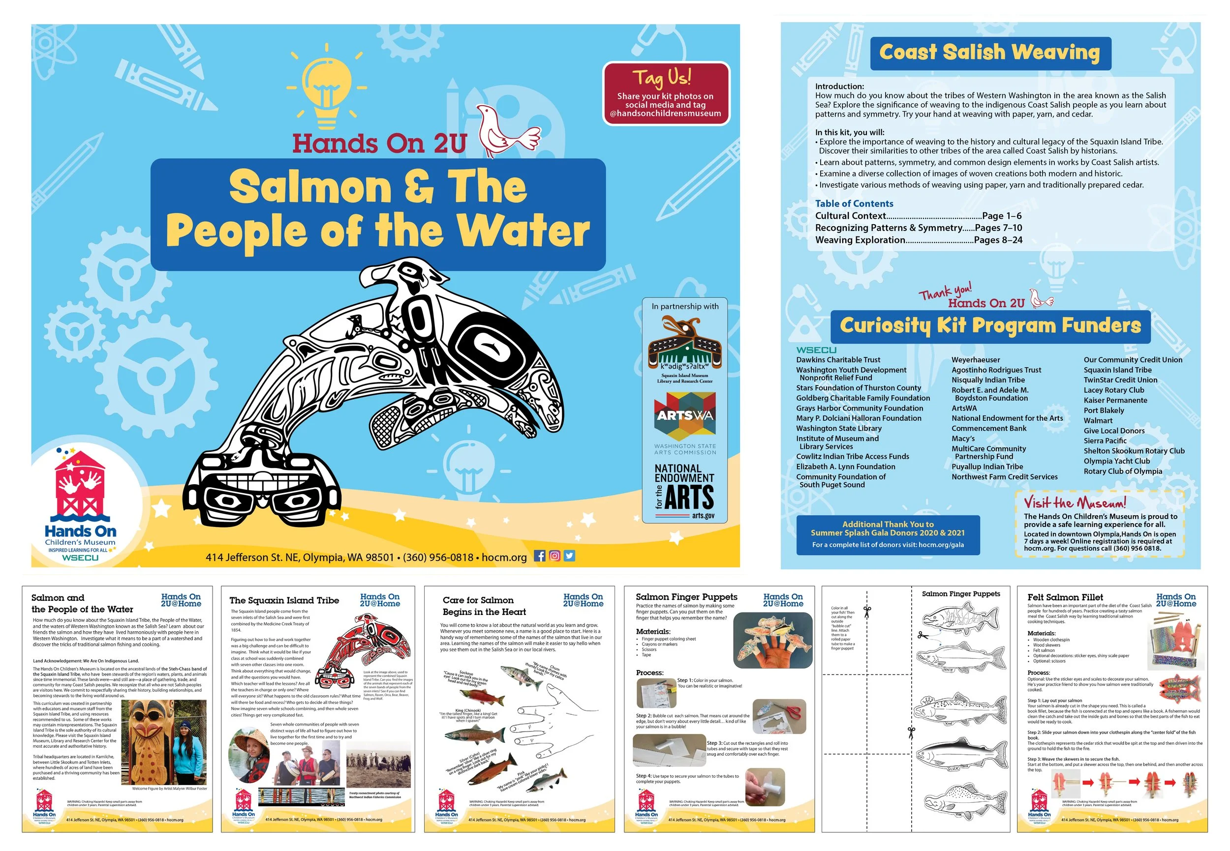 Specialty Curiosity Kit made in Partnership with the Squaxin Island Tribe