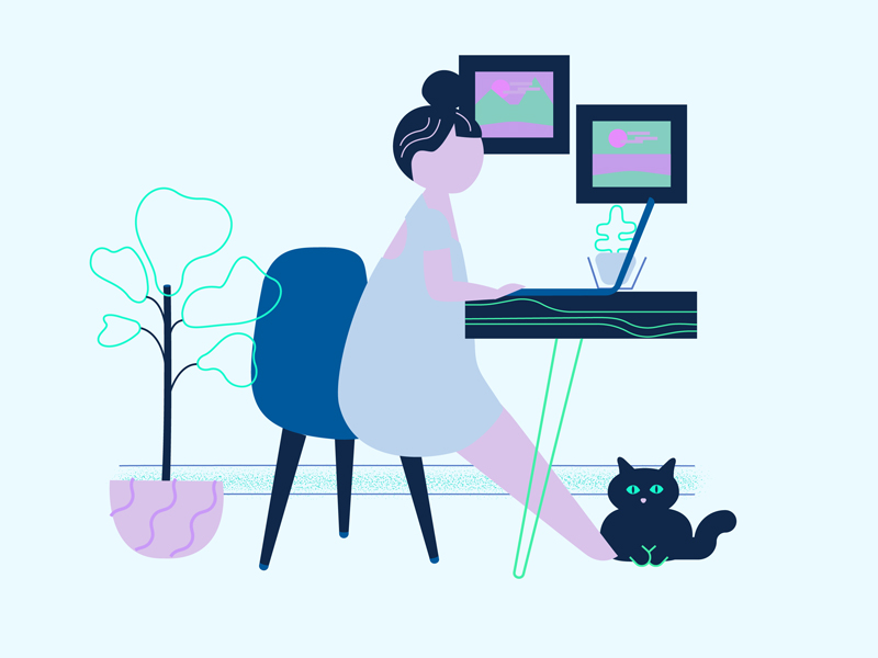 styleframe for Genco, story about the life of a traveling box when we do some online shopping