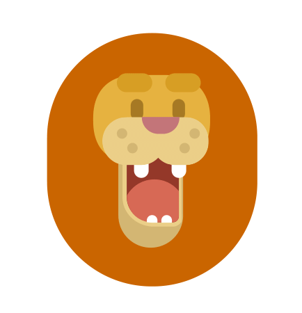 One of Duolingo's character's head rig test with Joysticks & Sliders