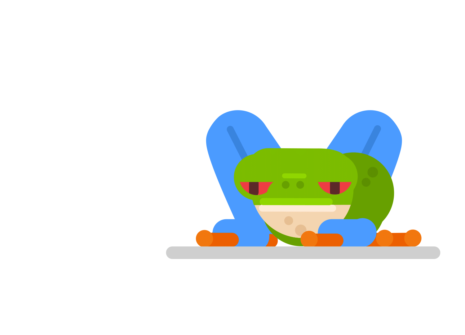Yoga could be how frogs master their flexibility and precision to sneaky attacks.