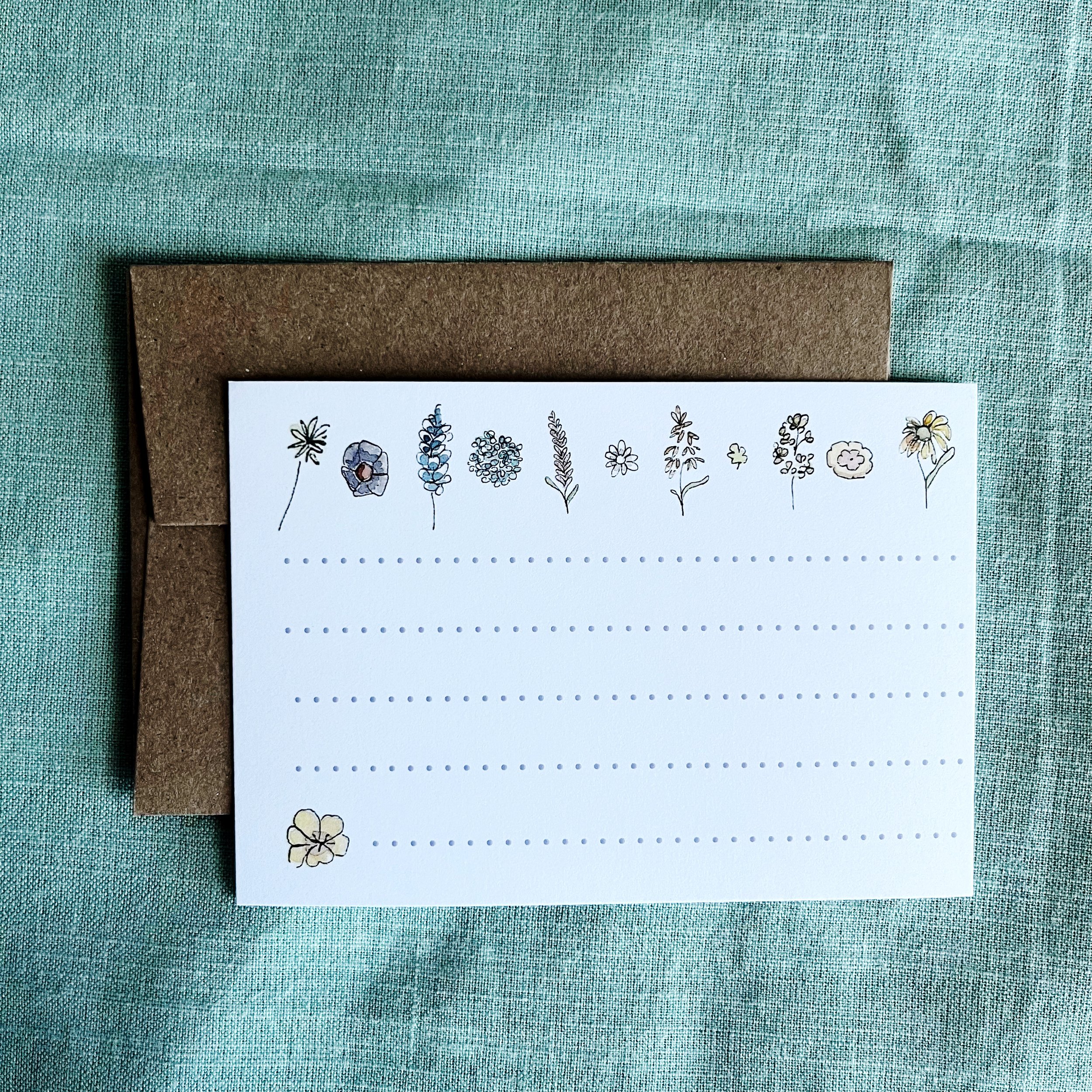 Small Note Card Set: Florals