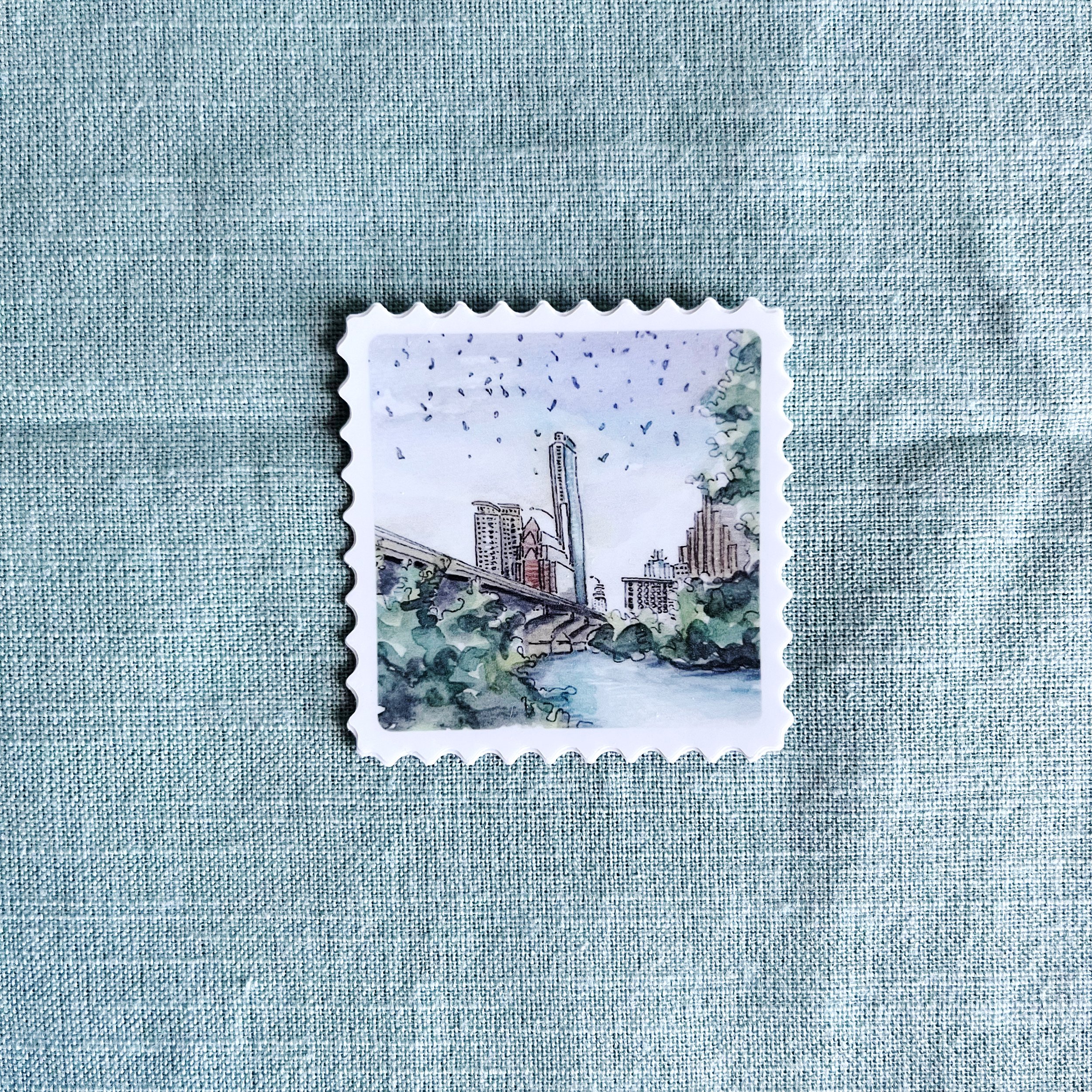 Sticker Congress Bridge Stamp