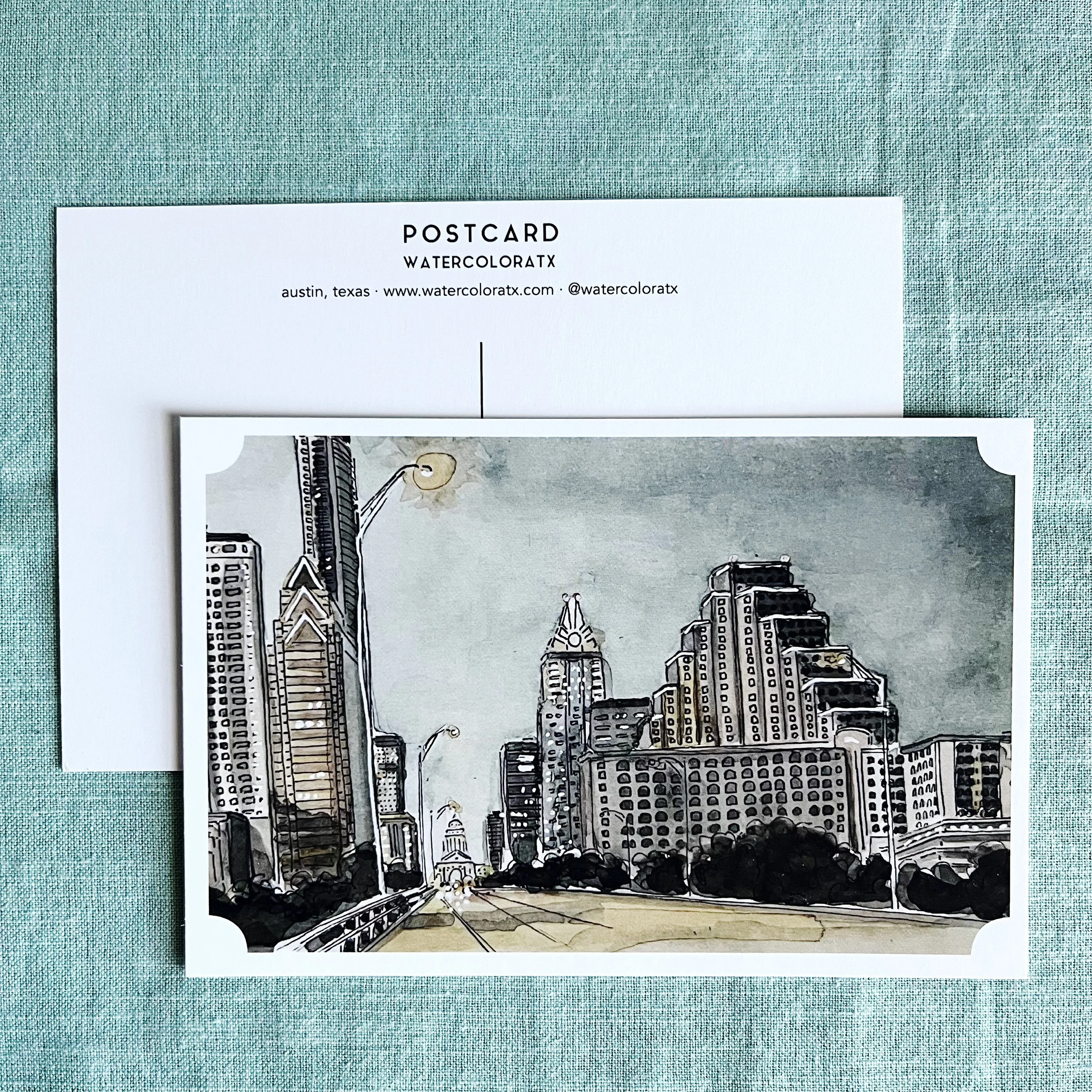 postcard nighttime downtown.JPG