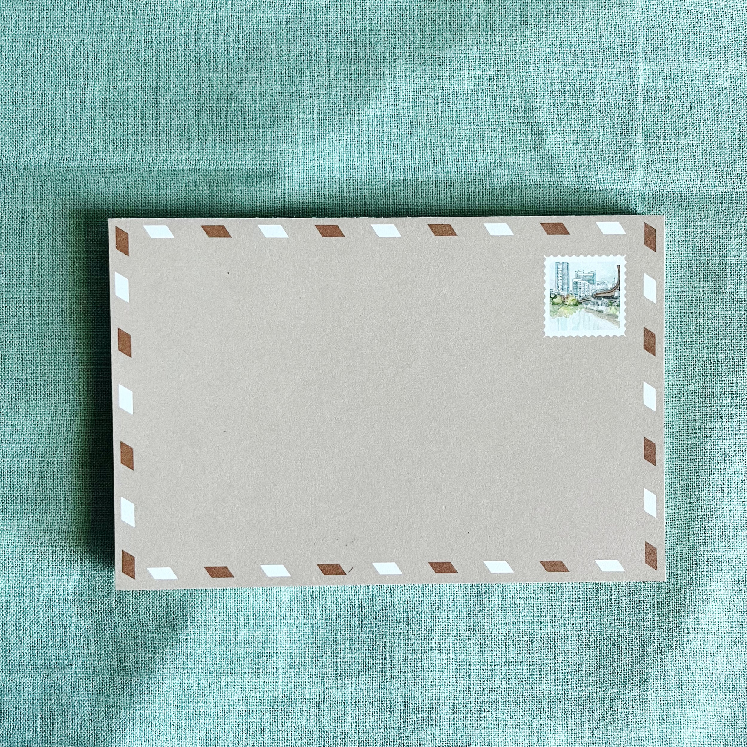 Dusty Orange Stamp Notepad