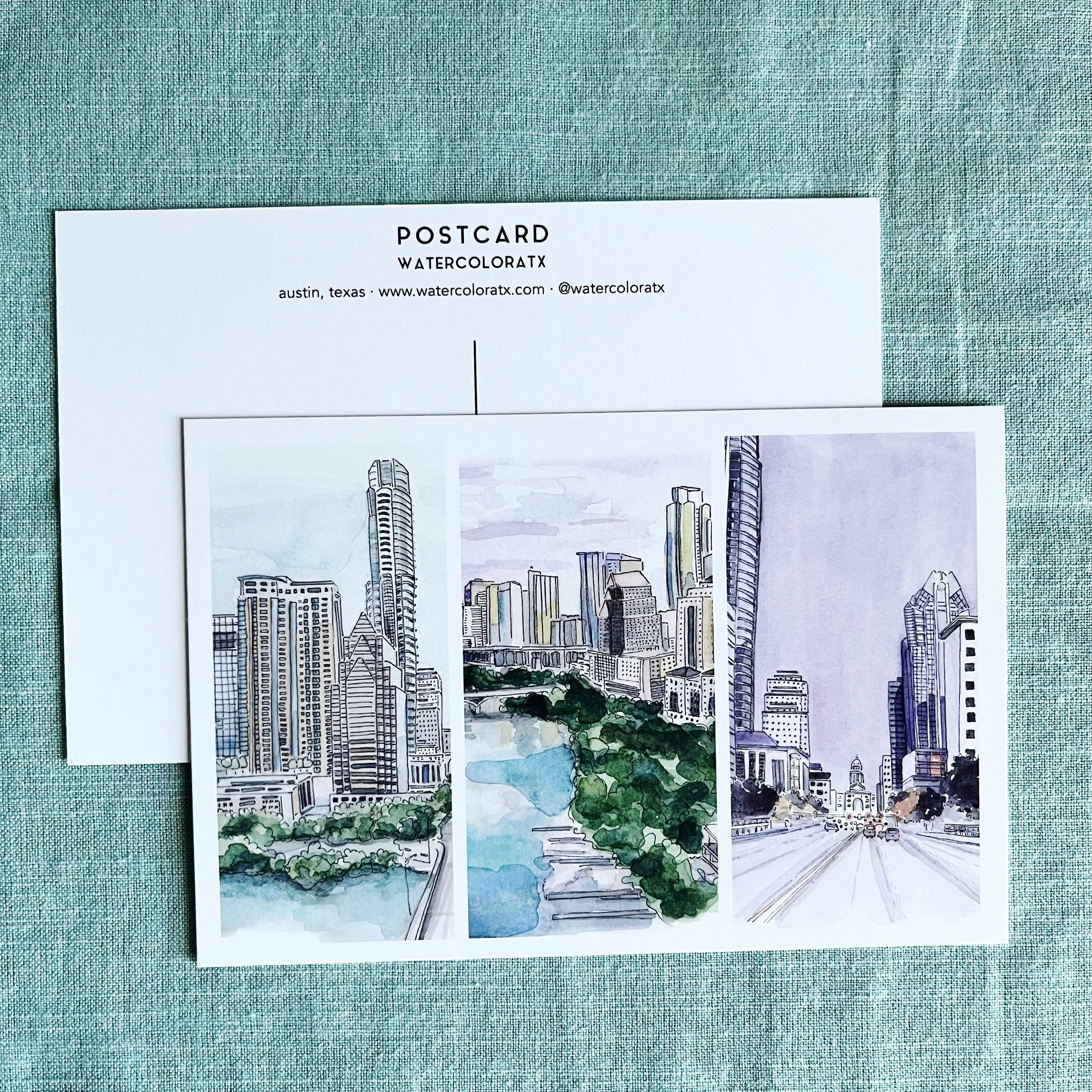 Postcard: Downtown Trio