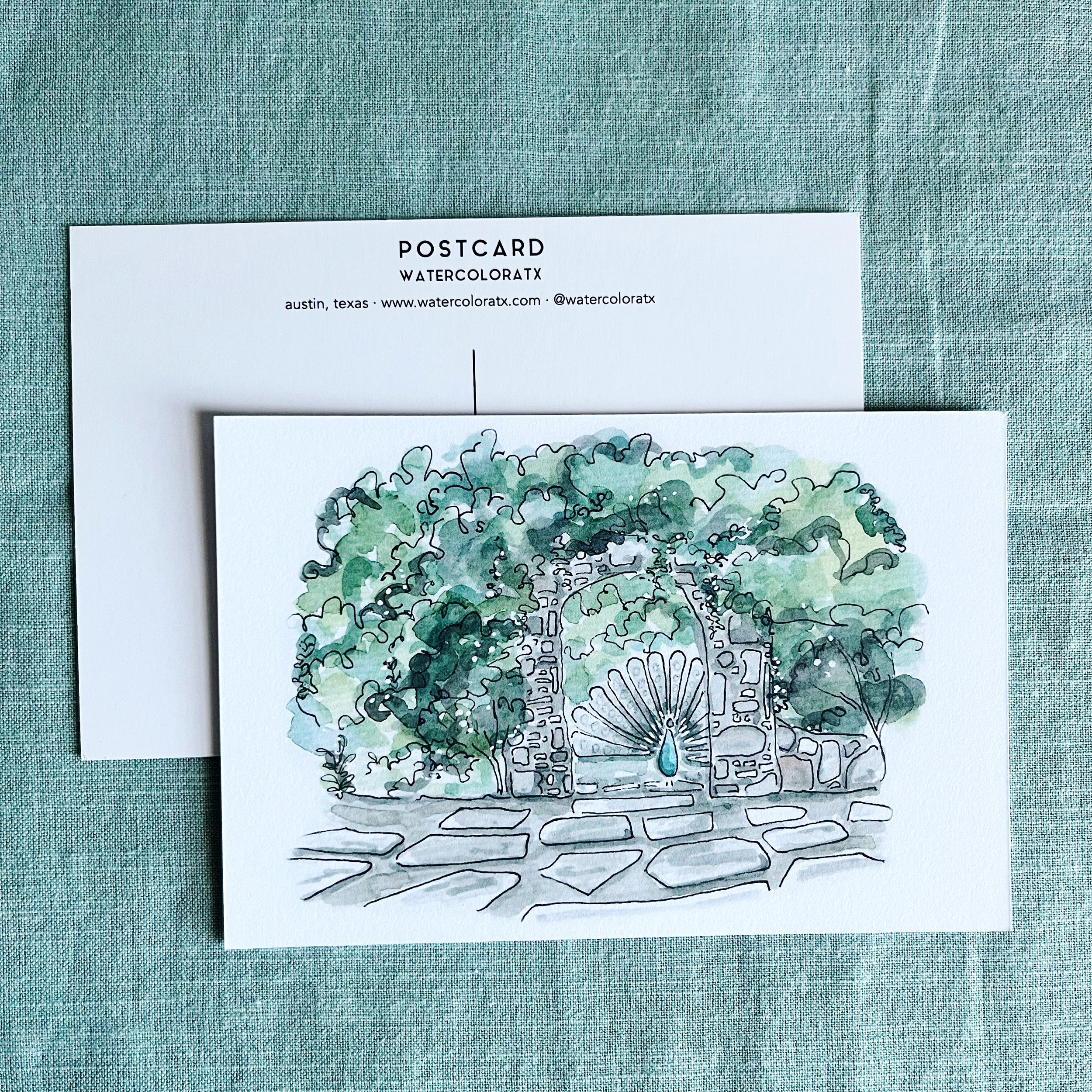 Postcard: Mayfield Park