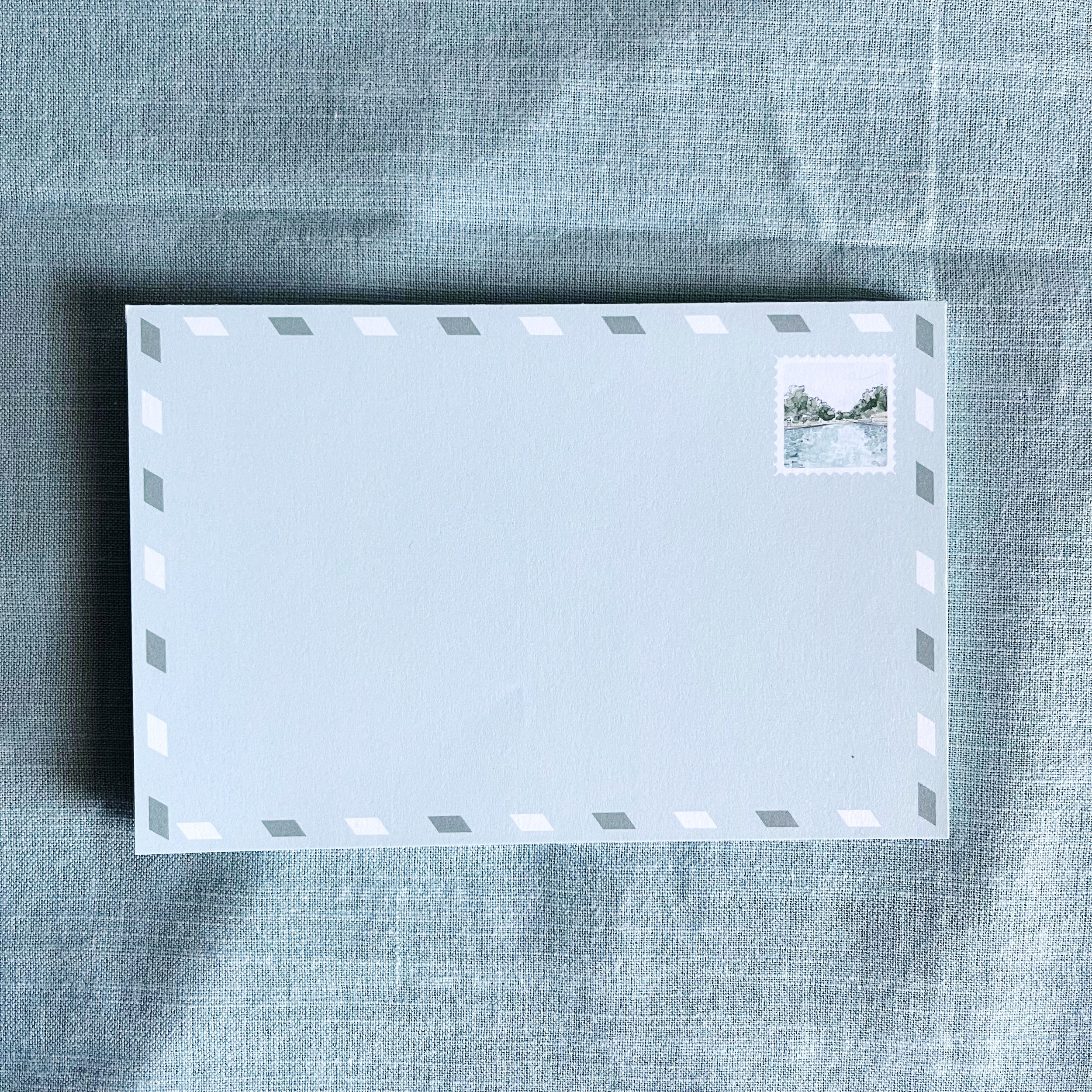 Mint Stamp Notepad