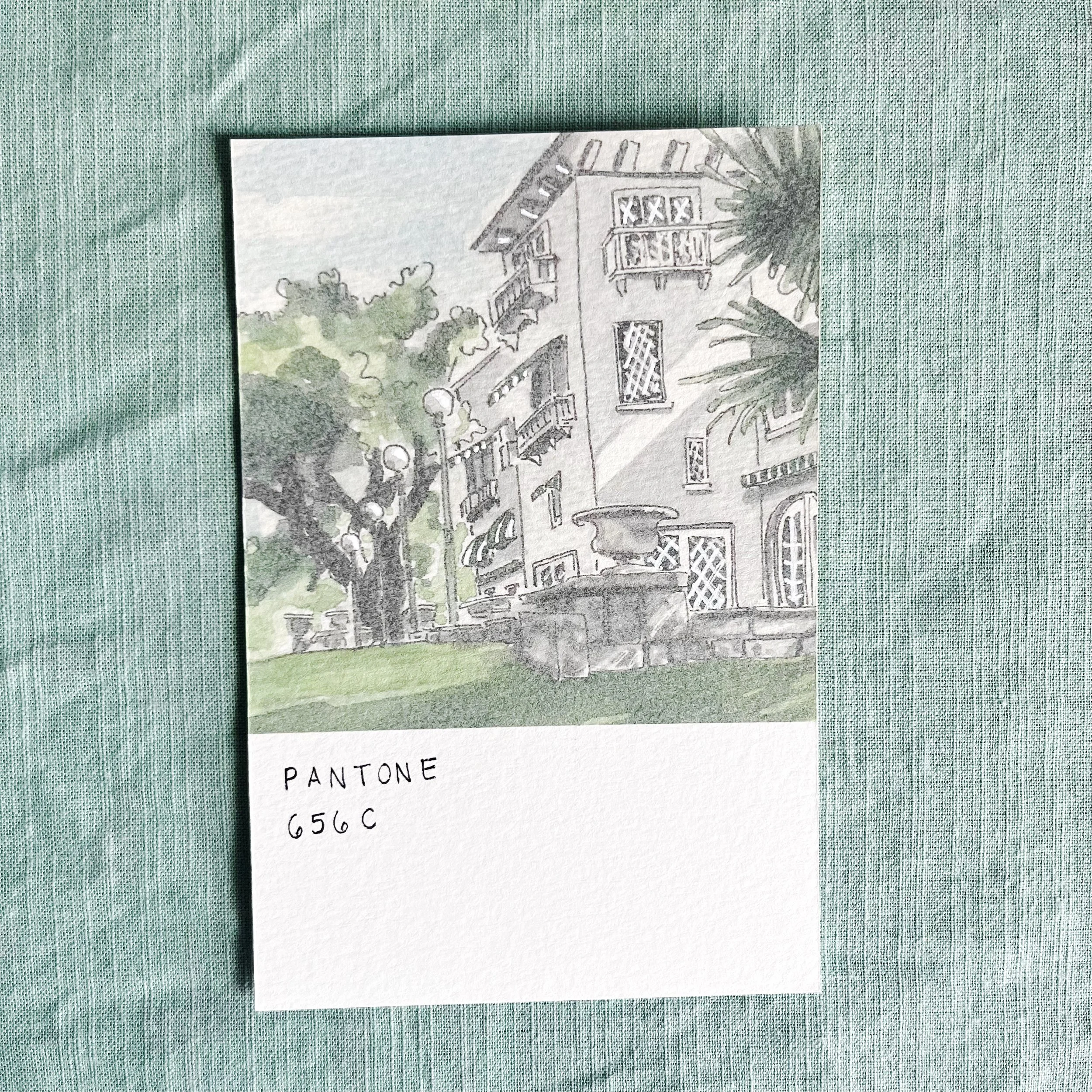 Pantone Art Print - Laguna Gloria