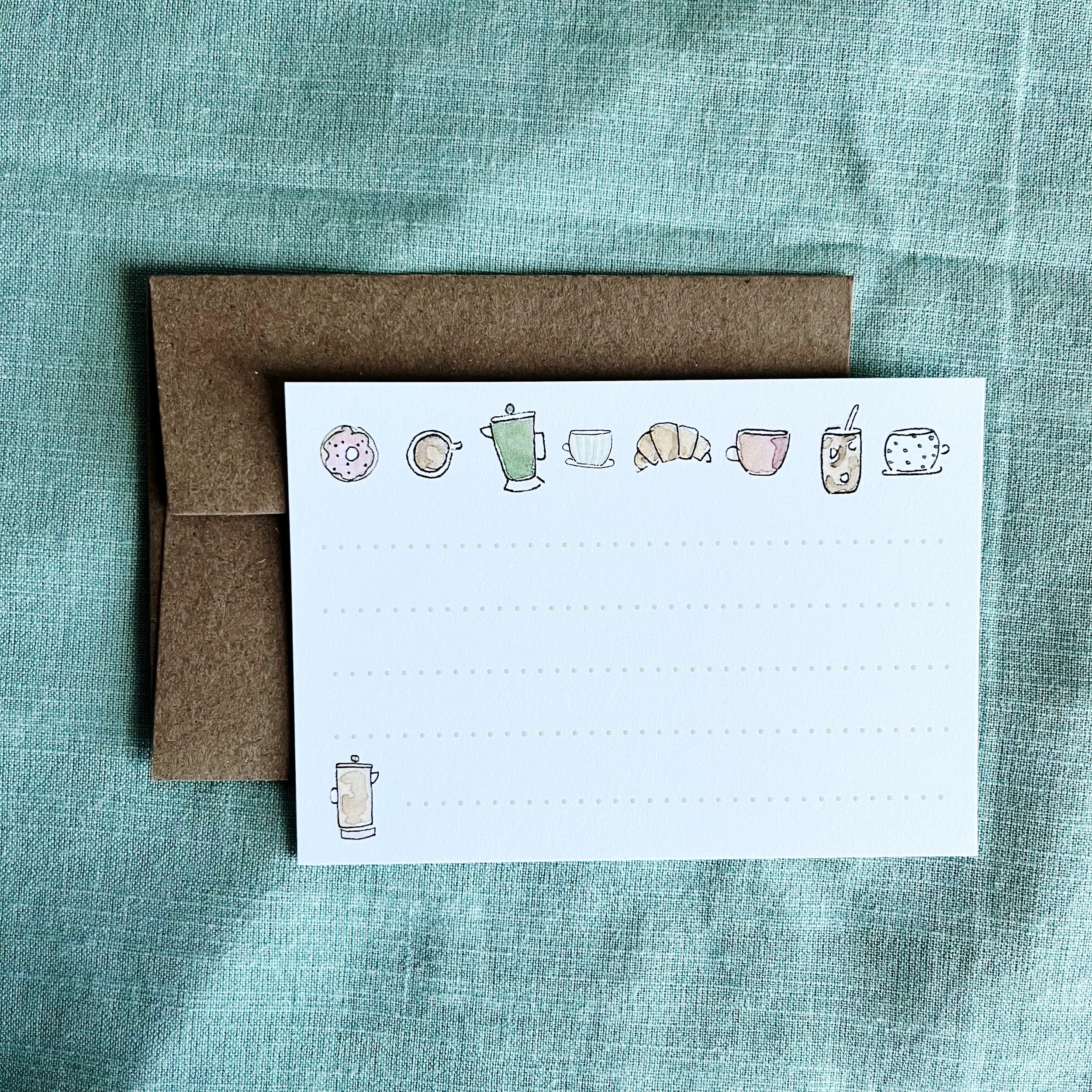 Small Note Card Set: Coffee