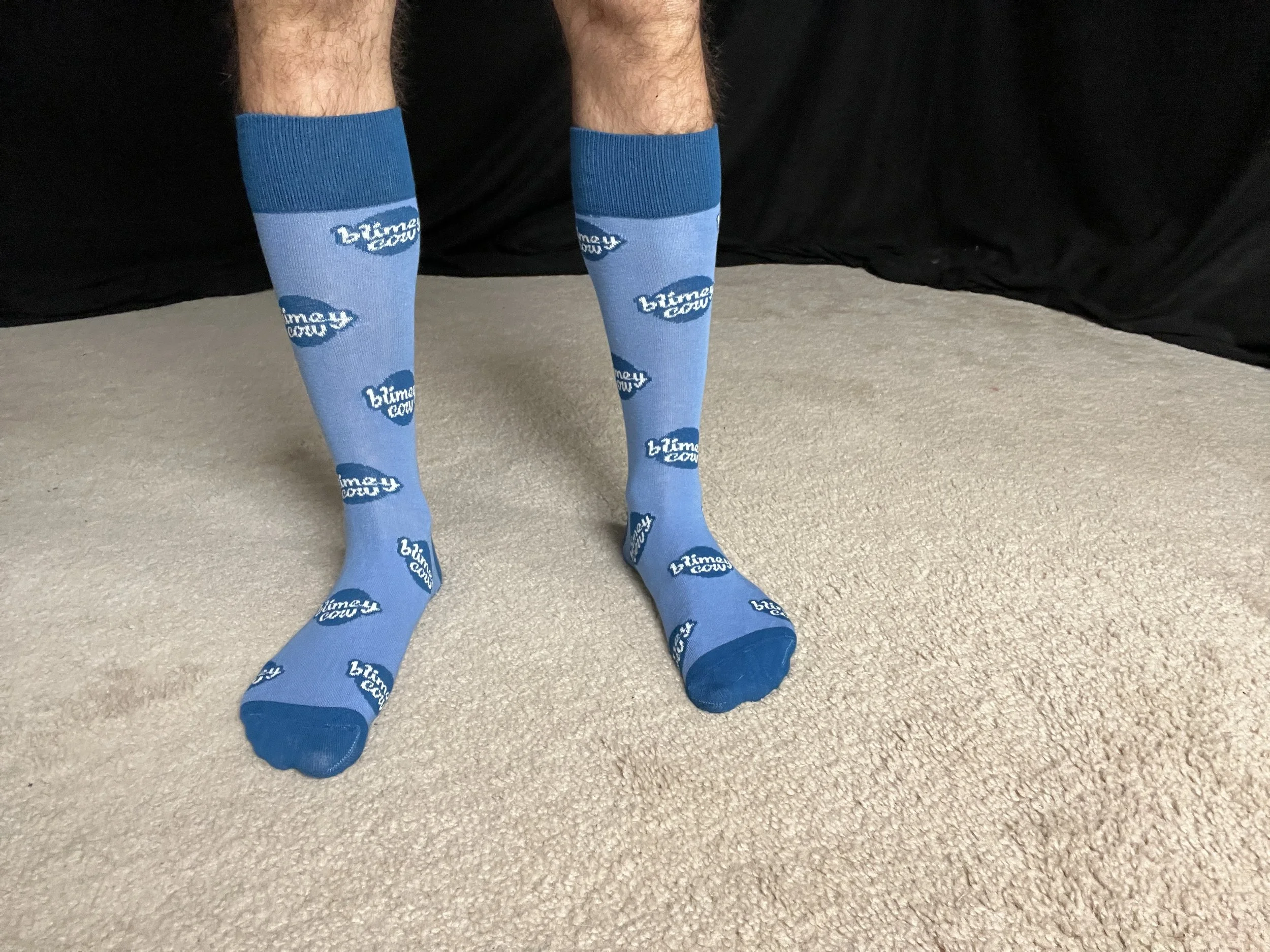 Blimey Cow Logo Socks
