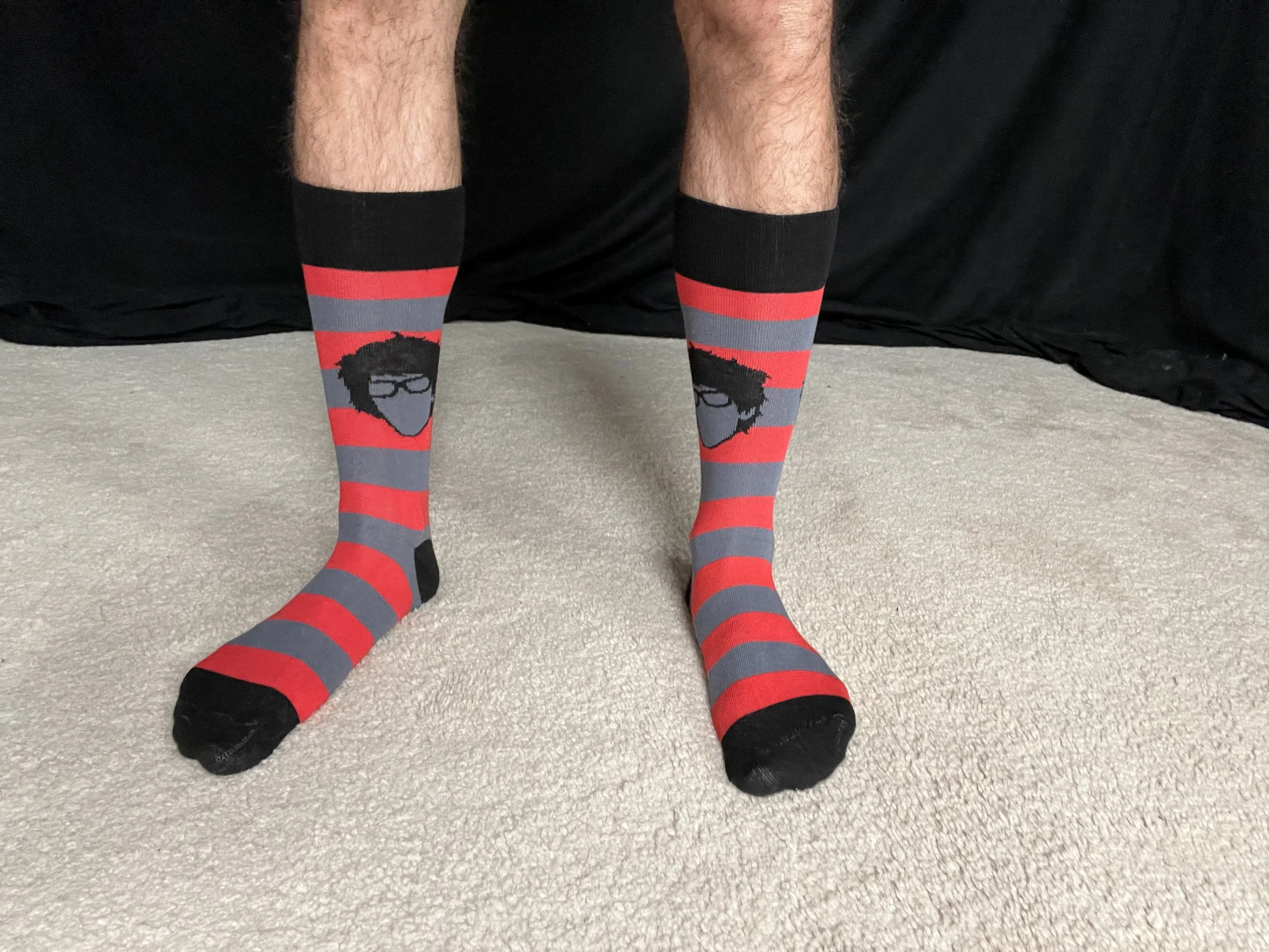 Big Head Kid Socks