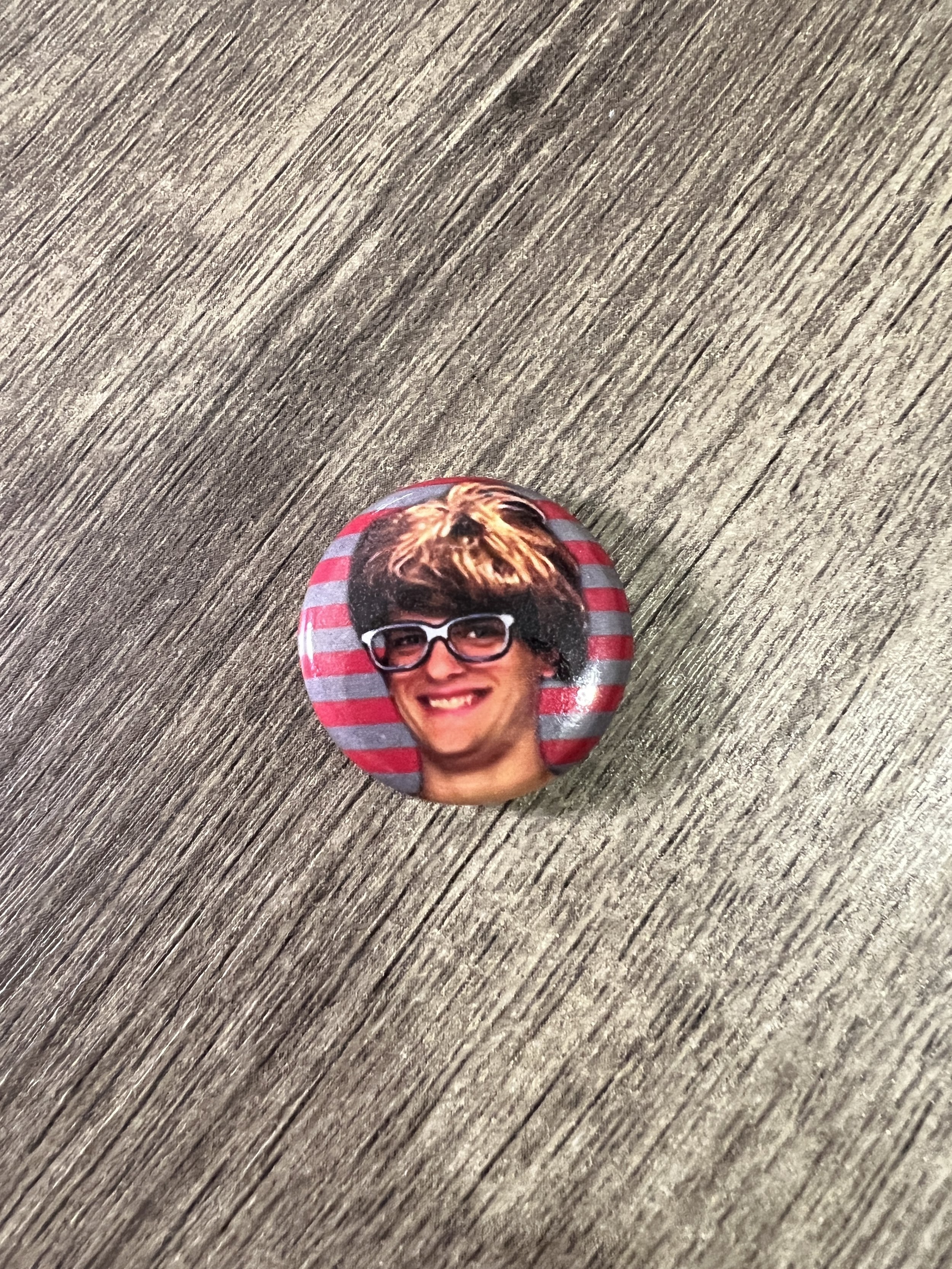 Big Head Kid Button