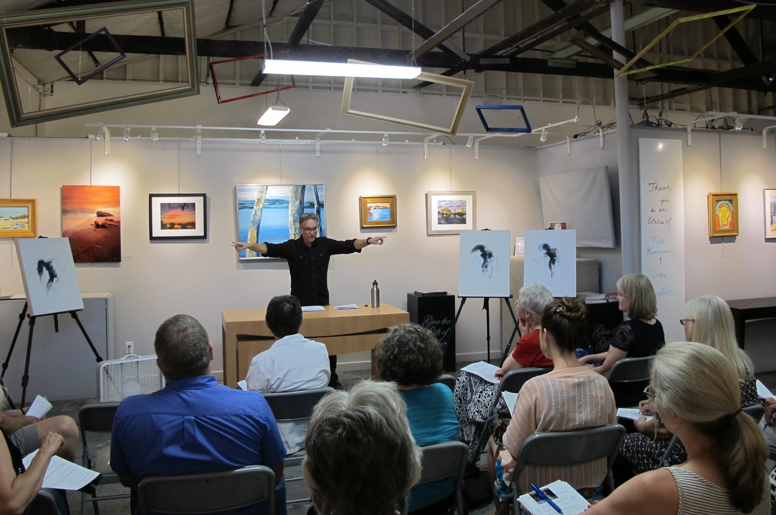 A photo from my “Your Creativity Matters” lecture at the Paso Robles Art Association.