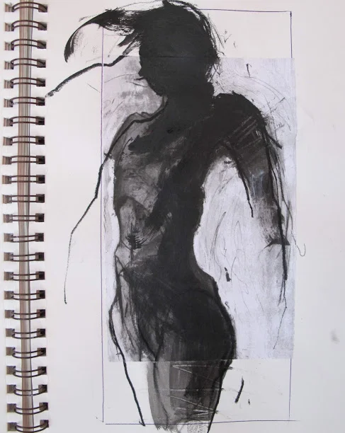 "A Roomful of Ghosts" Sketchbook 1: Concept Sketch