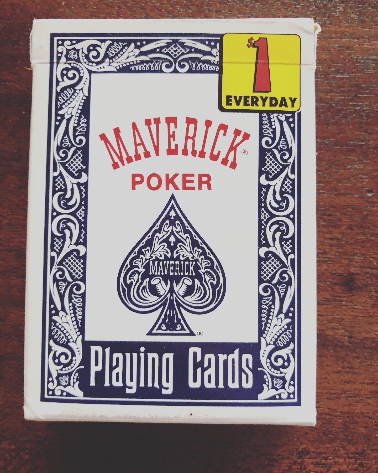 Maverick playing cards #playingcards #cards #cardgames #games #poker #blackjack #texasholdem #casino #ungratefulgranddaughter 

#forsale #garagesale #fleamarket #selling #stuff #secondhand #reuse #reduce #recycle #upcycle #connecticut #grandma #grand