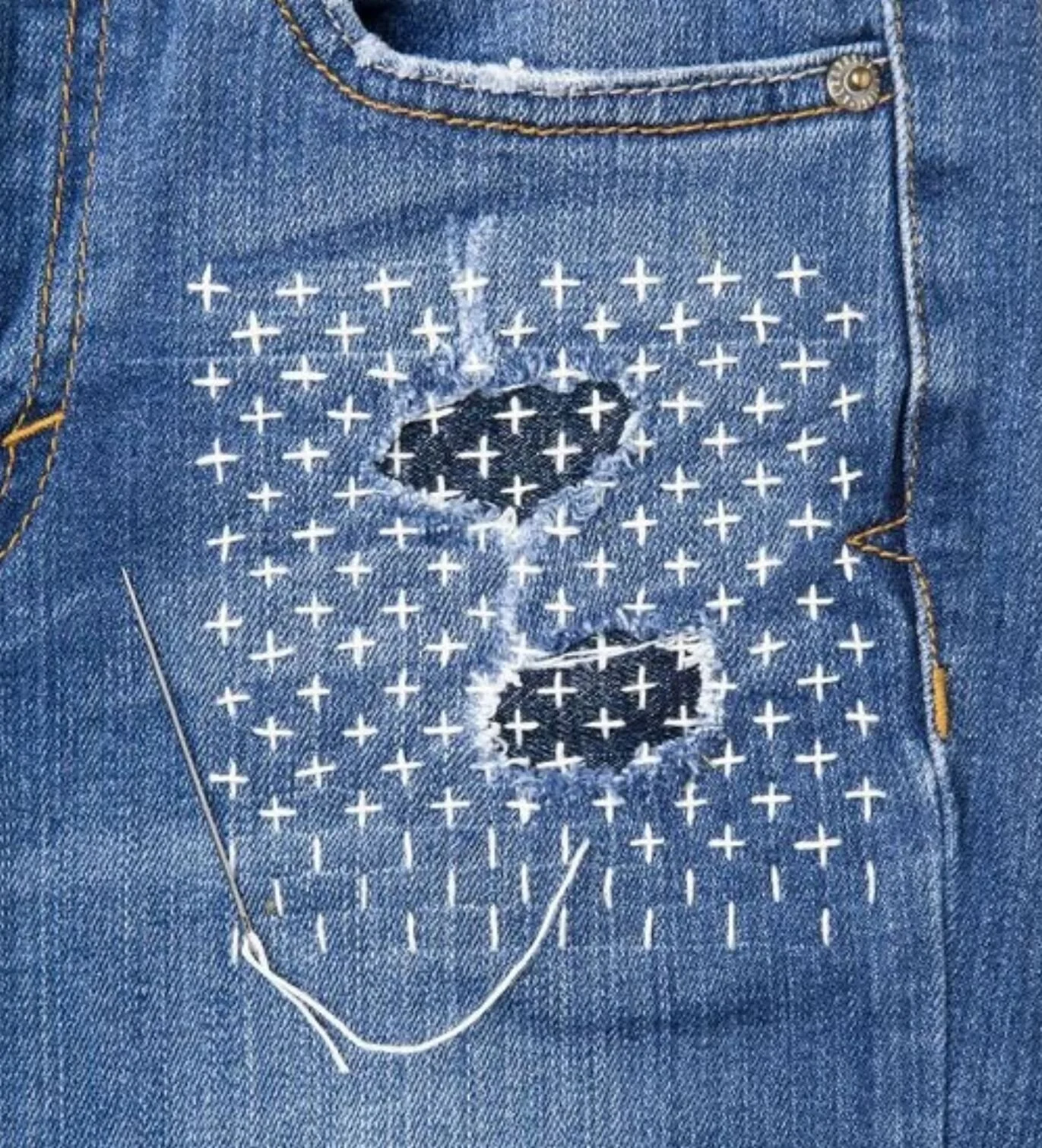 Denim Mending Workshop at R[eco]ntained