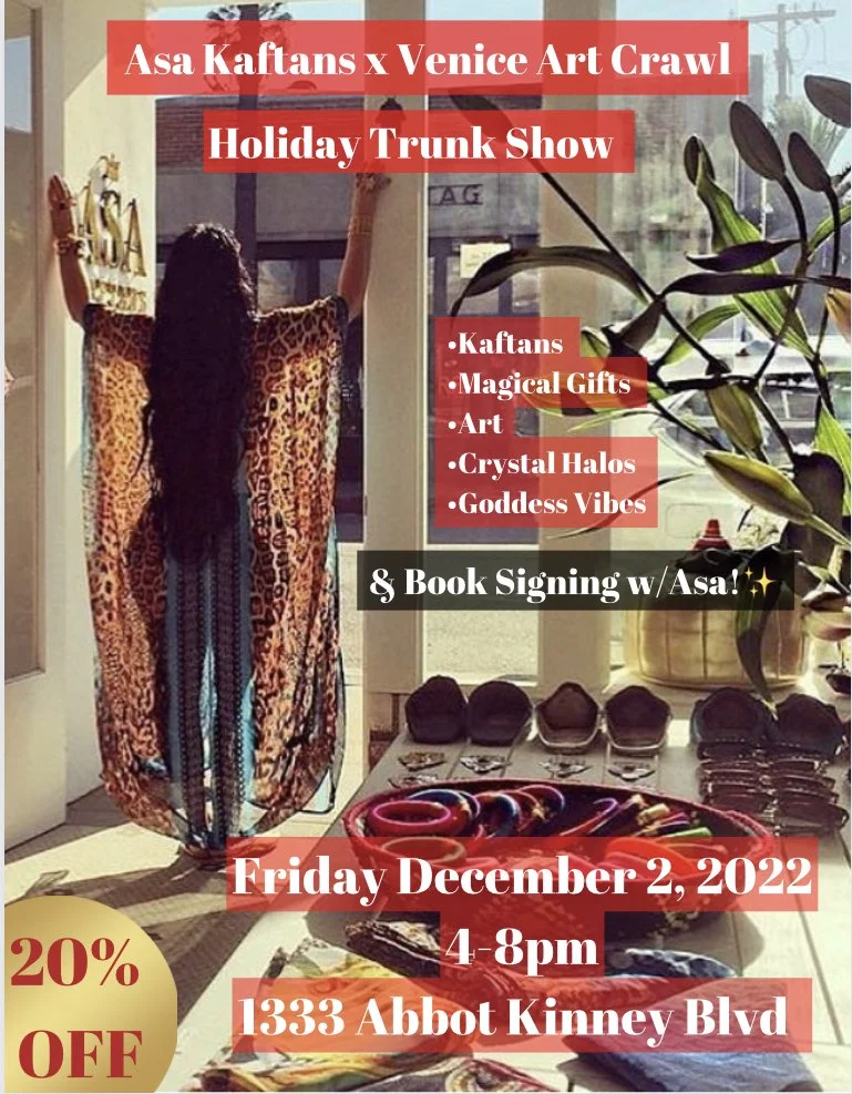 Asa Kaftans Holiday Trunk Show x Venice Art Crawl