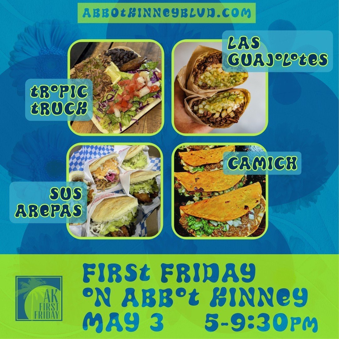 Start with one of these delicious choices and discover new flavors from around the globe at First Friday. 🌎
-----
@camichft @lasguajolotasfoodtruck @susarepas @thetropictruck