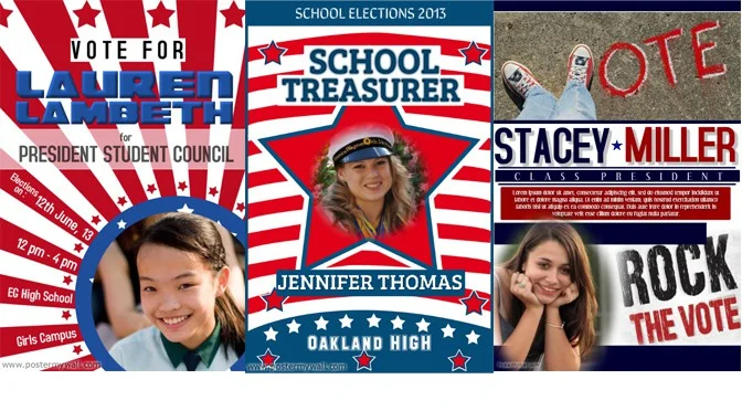 class vice president posters