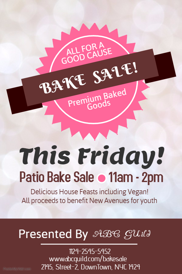 Bake Sale Poster