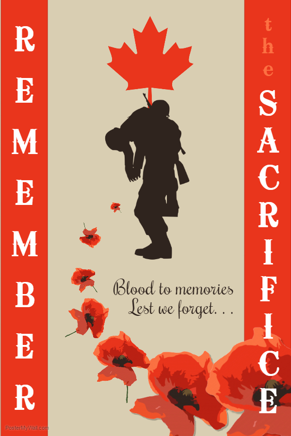 Remembrance Day Poster Template