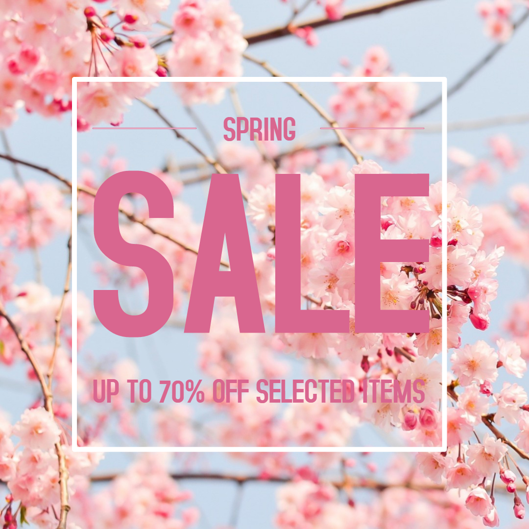 Spring Sale Instagram Template