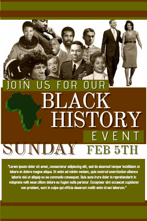 black history month presentation ideas