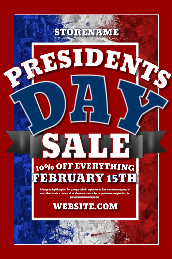 President's Day Poster