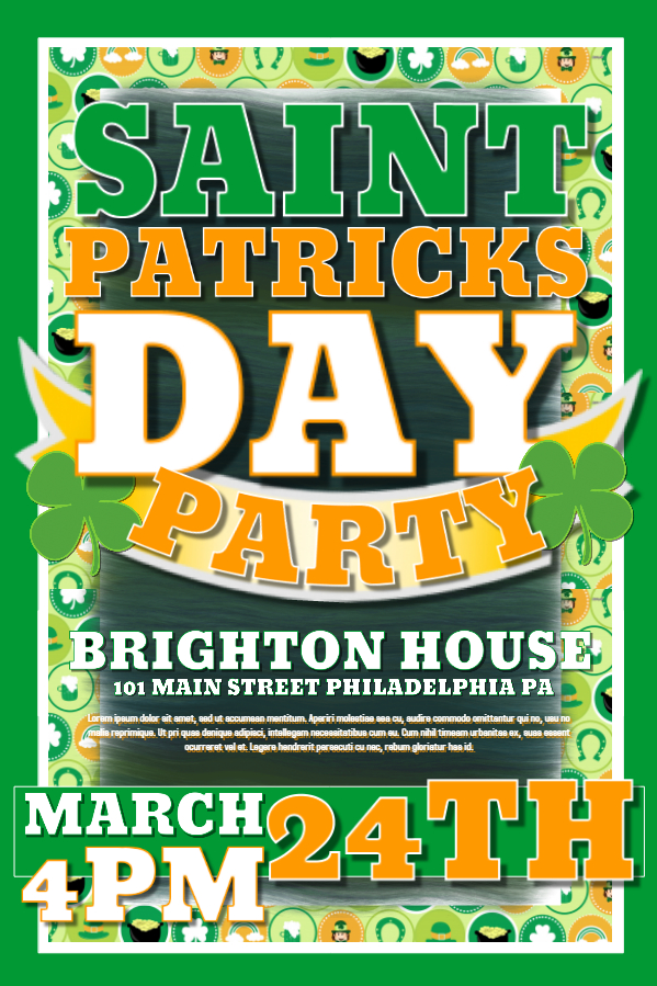 St Patrick's Day Flyer