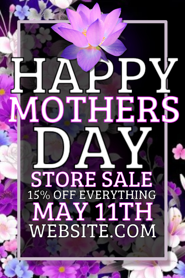 Mother's Day store sale