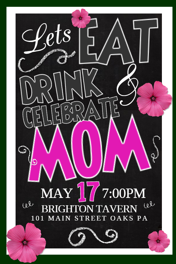 Mother's Day bar celebration