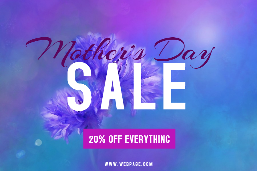 Mother's Day Sale social media template