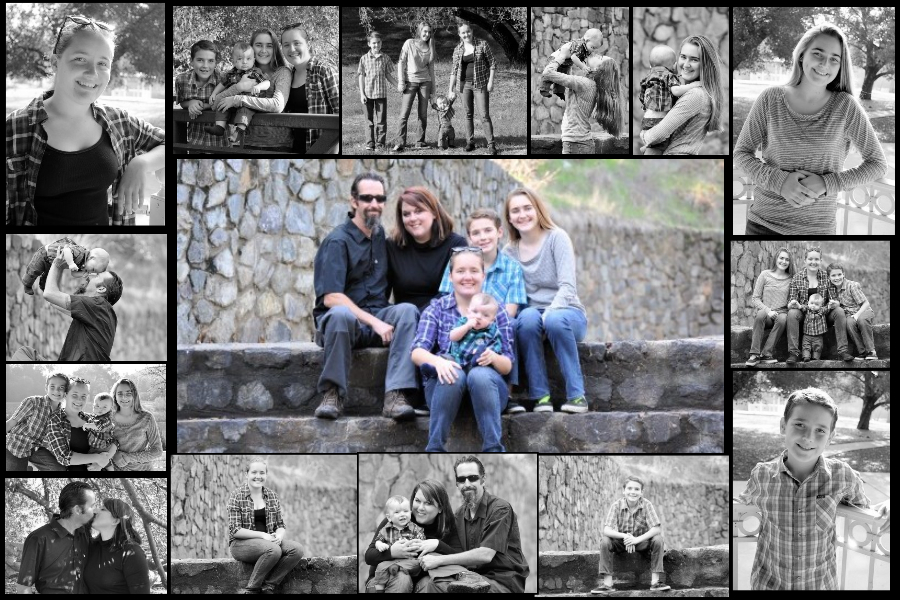 Mother's Day family collage