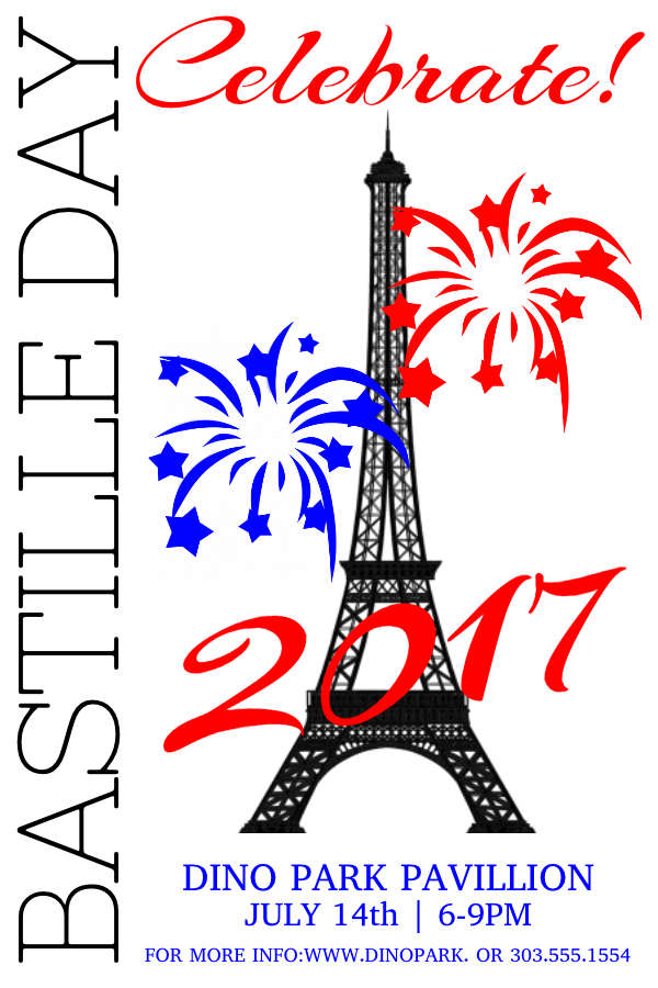 Bastille Day Poster Template