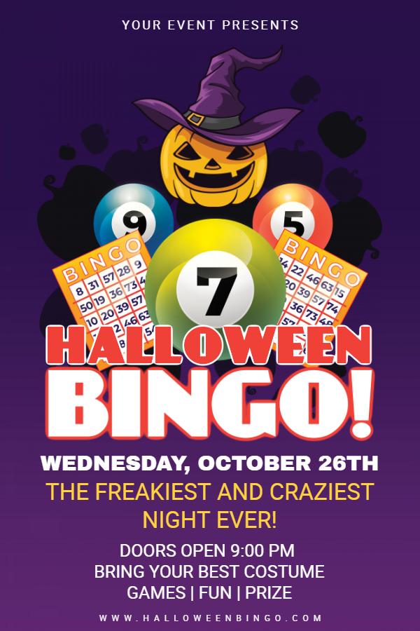 Halloween bingo