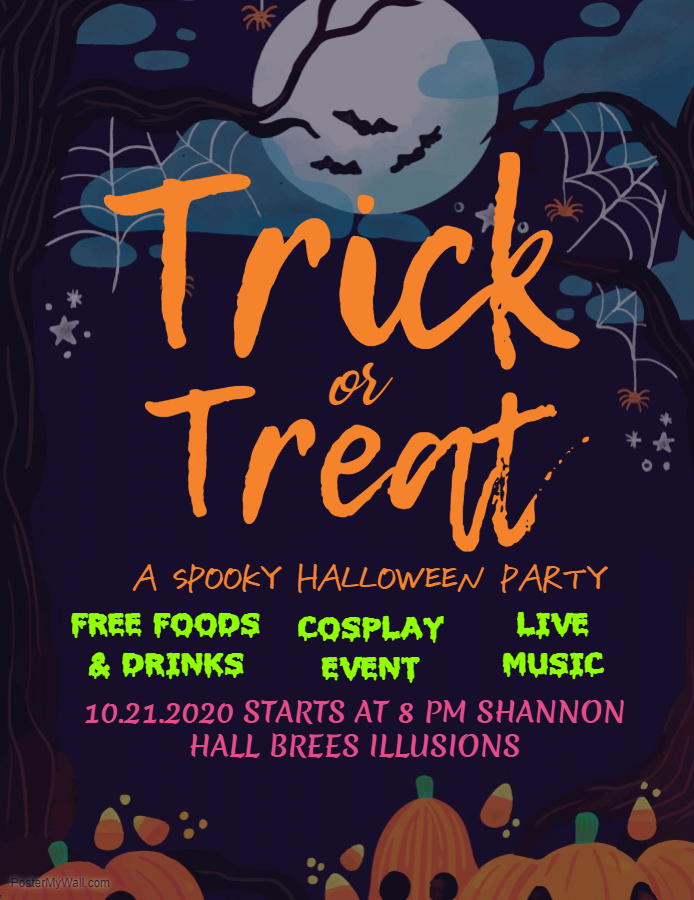 Halloween party flyer