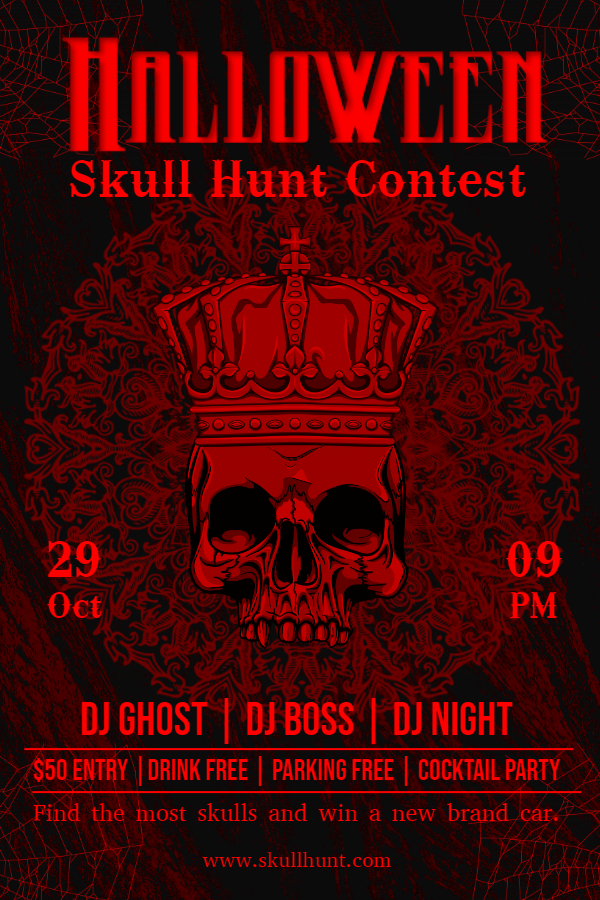 Halloween contest flyer