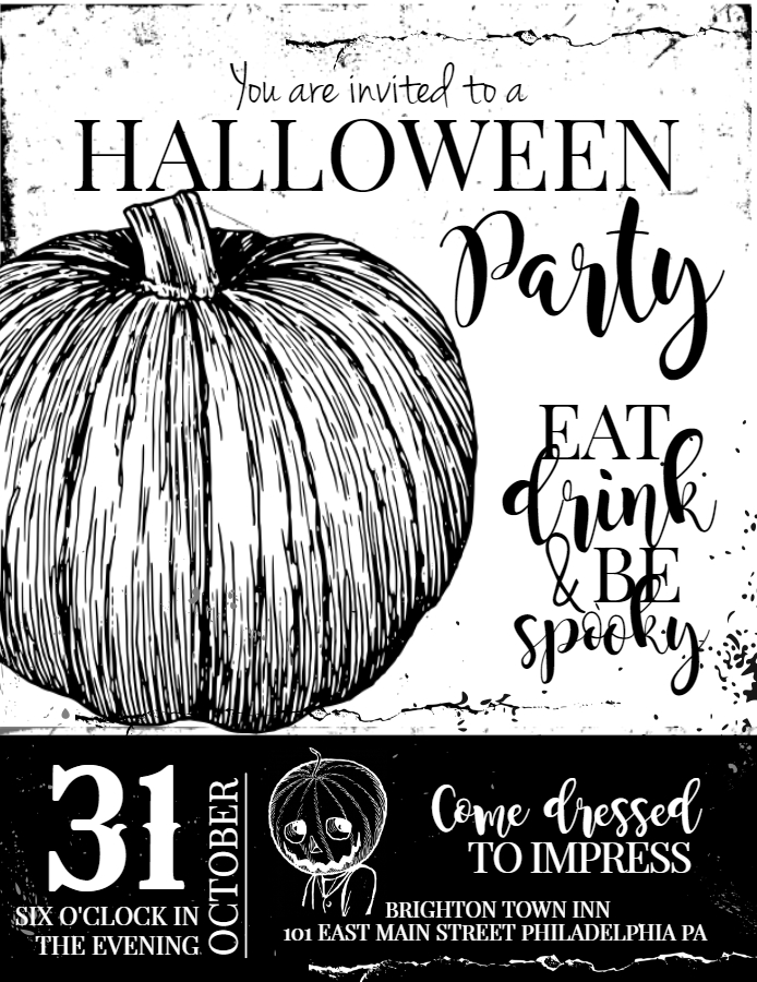 Halloween flyer