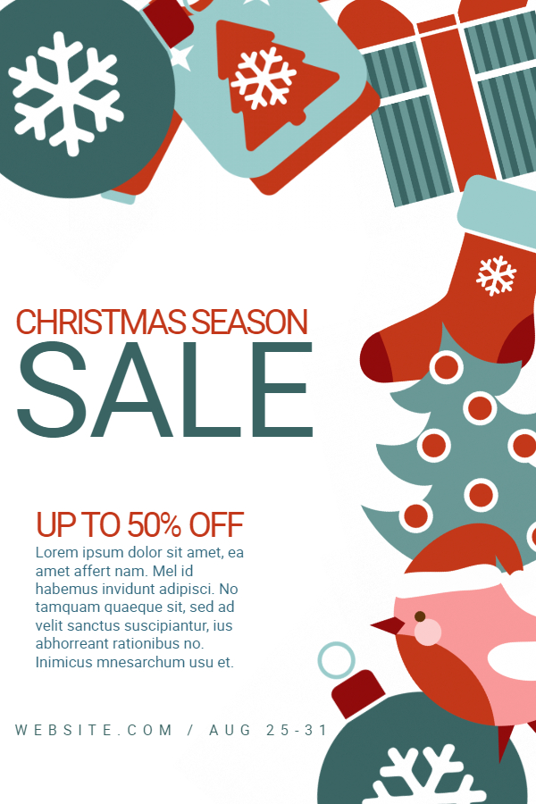 Christmas Sale poster
