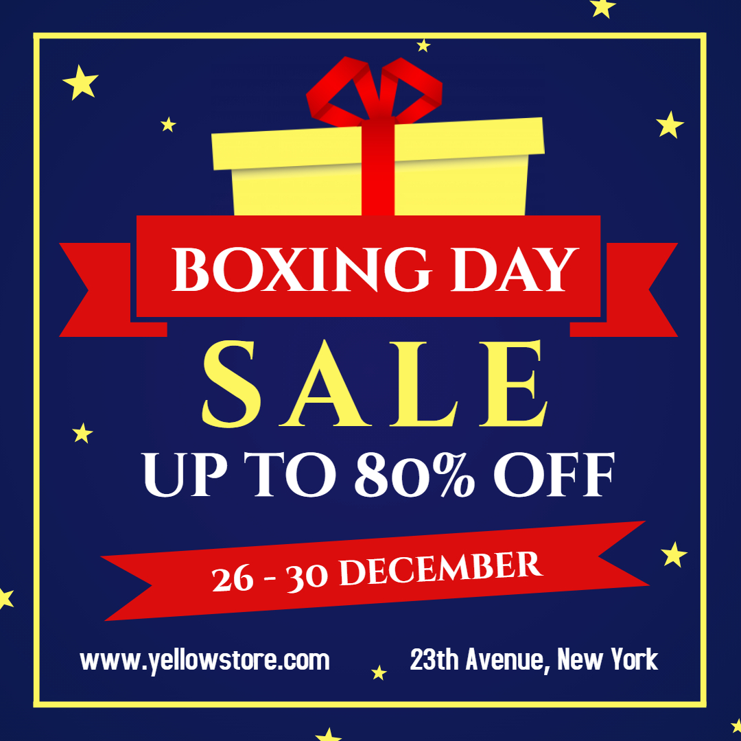 Boxing Day Sale Ad