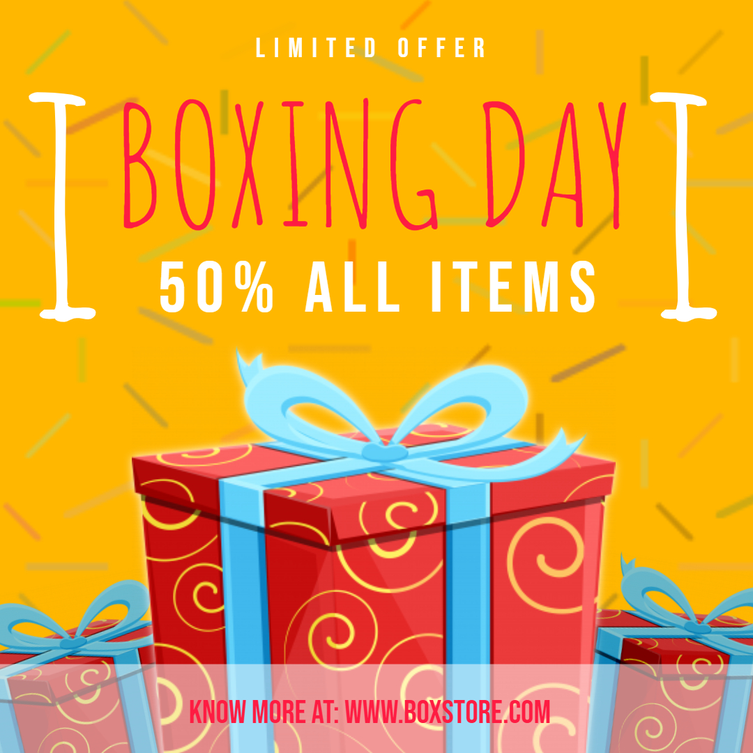 Boxing Day retail ad