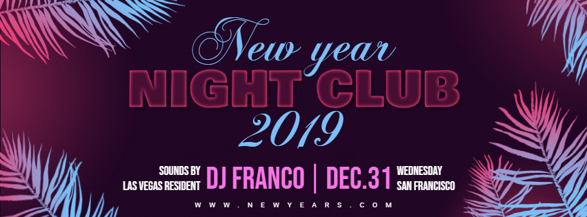 New Year's Club Facebook Cover