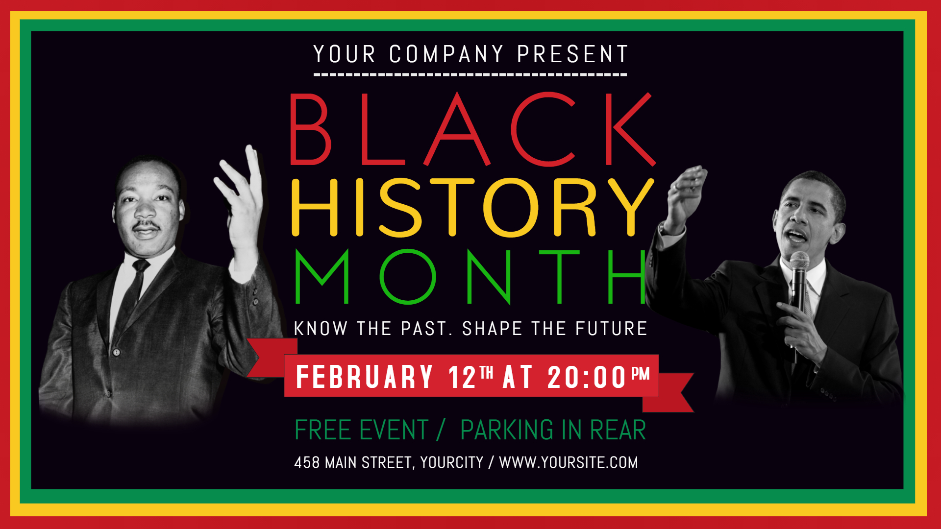 New Design Ideas for Promoting your Black History Month Event Design