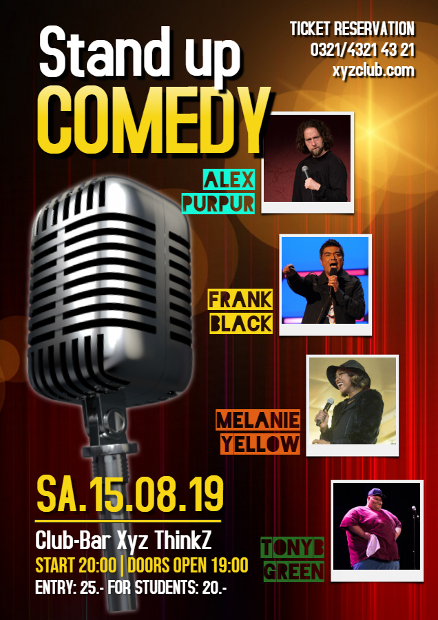 Stand up comedy