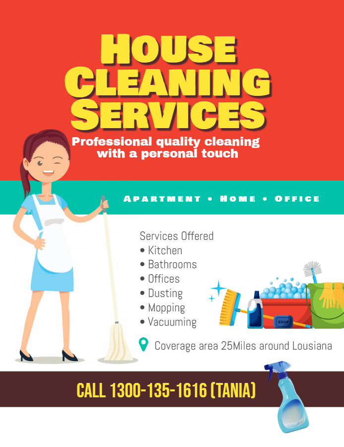 Customized Flyers for your Cleaning Business Design Studio