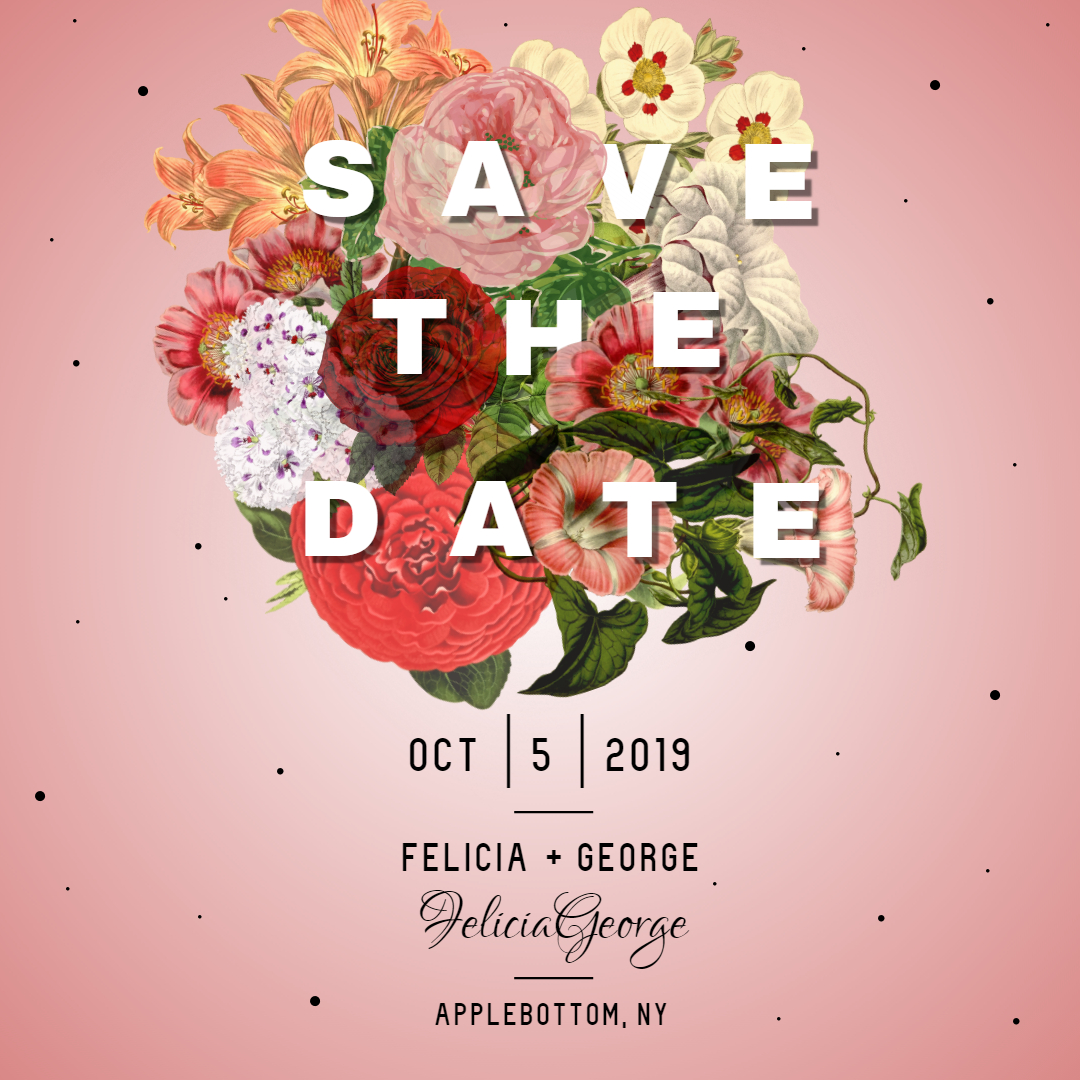 Save the date flyer