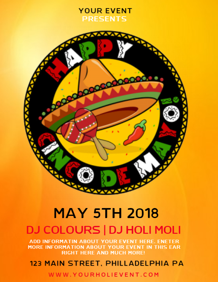 Cinco de Mayo flyers