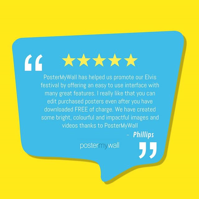 Phillips uses PosterMyWall to create impactful advertisements for his events. 💯 Here's what he has to say about his experience:
.
.
#good #love #instalove #instahappy #happy #happiness #instaphoto #instapic #daily #instadaily #review #reviews #custo