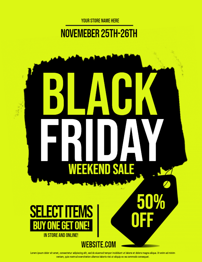 Black Friday Flyer