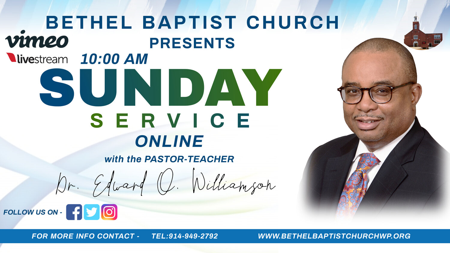 Jemal used this graphic and many others to promote livestream events.